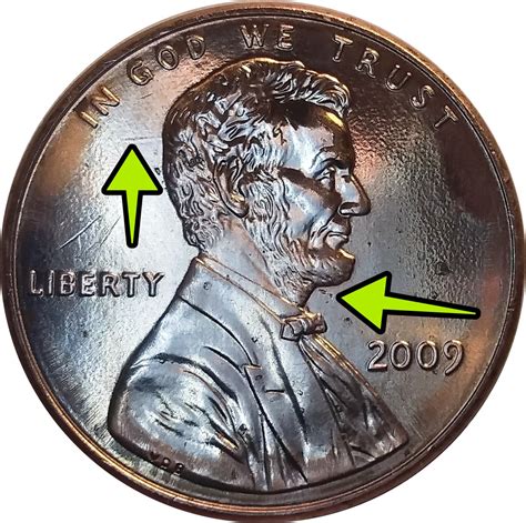 2009 penny error list - The die is imprinted by a machine called a hub.; When the hub creates a secondary, misaligned image on the coin, that's when a doubled die coin is created. This doubled die will then strike out potentially hundreds, even thousands, of doubled die coins — such is the case with the 1955 doubled die penny.Some coin analysts think 20,000 of these 1955 doubled die pennies were made.